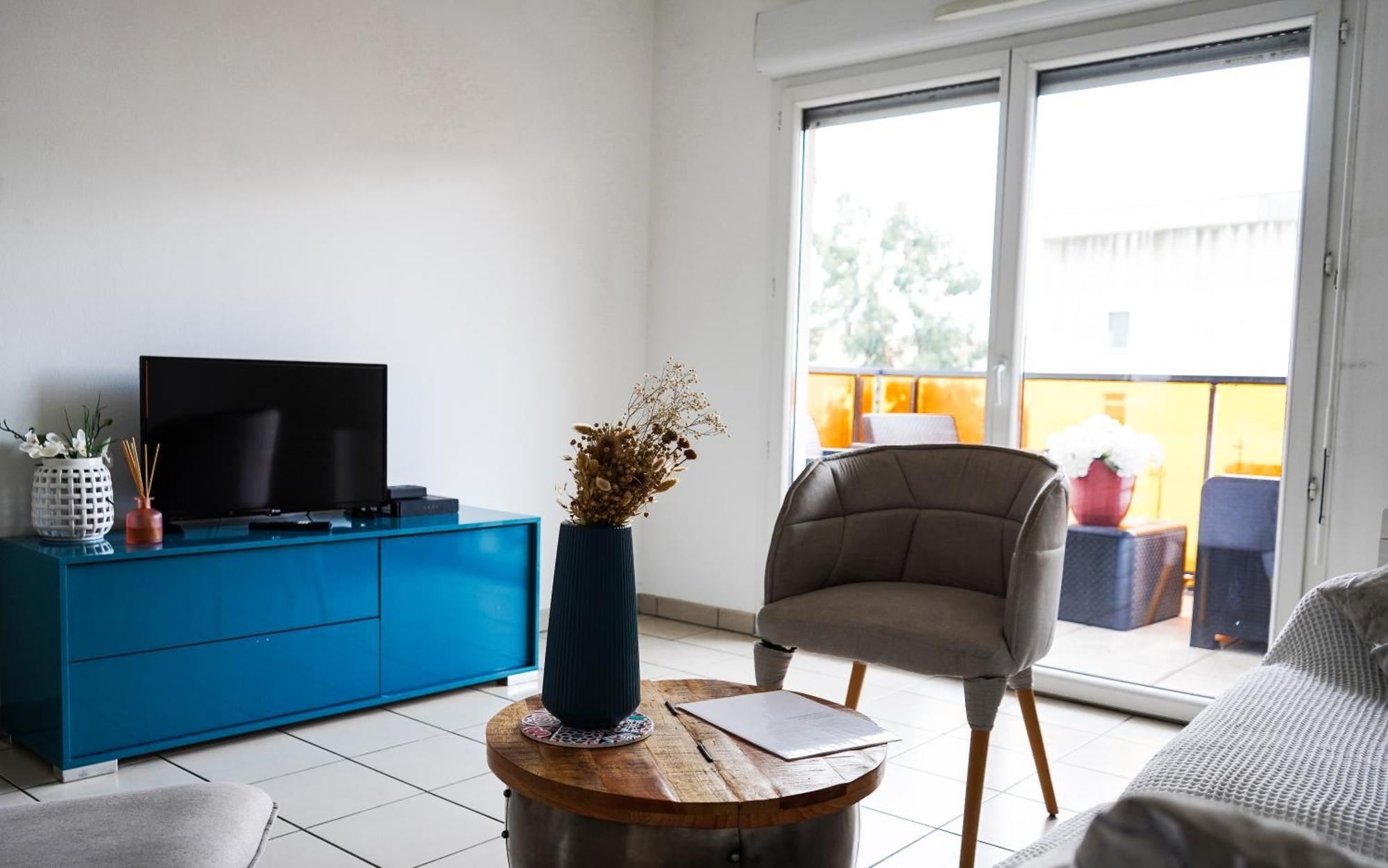 Bel Appartement Climatise & Parking Perpignan Luaran gambar